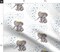 Boy Elephant Stars Mix & Match Nursery Grey Blue Custom Printed Fabric by Spoonflower Various Fabrics by the Yard or Fat Quarter